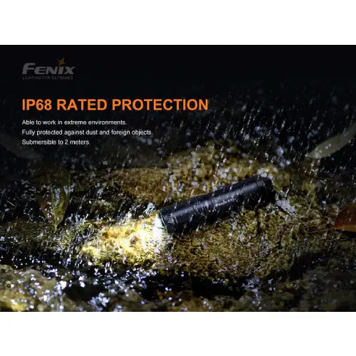 GUNMANSA Fenix E01 V2.0 LED Flashlight Blue