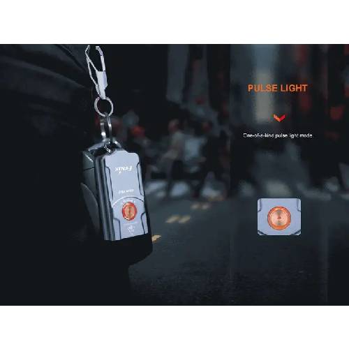 GUNMANSA Fenix E03R V2.0 LED Flashlight (Blue)