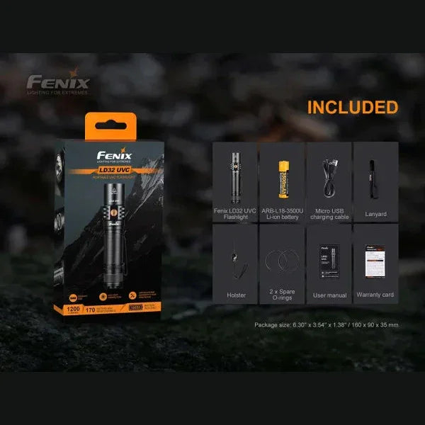 GUNMANSA FENIX LD32 UVC DISINFECTING FLASHLIGHT