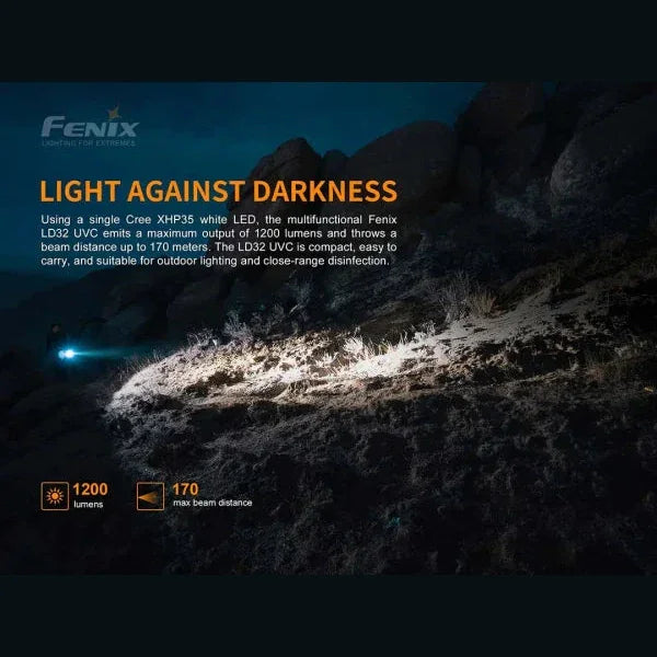 GUNMANSA FENIX LD32 UVC DISINFECTING FLASHLIGHT