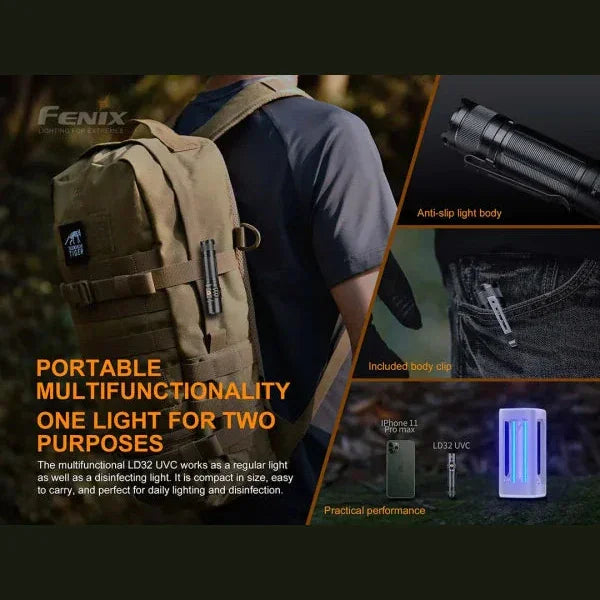 GUNMANSA FENIX LD32 UVC DISINFECTING FLASHLIGHT