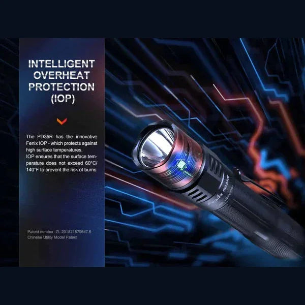 GUNMANSA FENIX PD35R RECHARGEABLE FLASHLIGHT