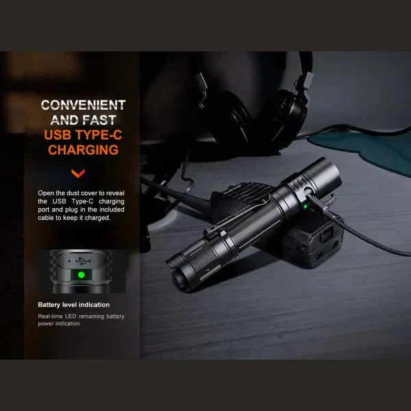 GUNMANSA FENIX PD35R RECHARGEABLE FLASHLIGHT