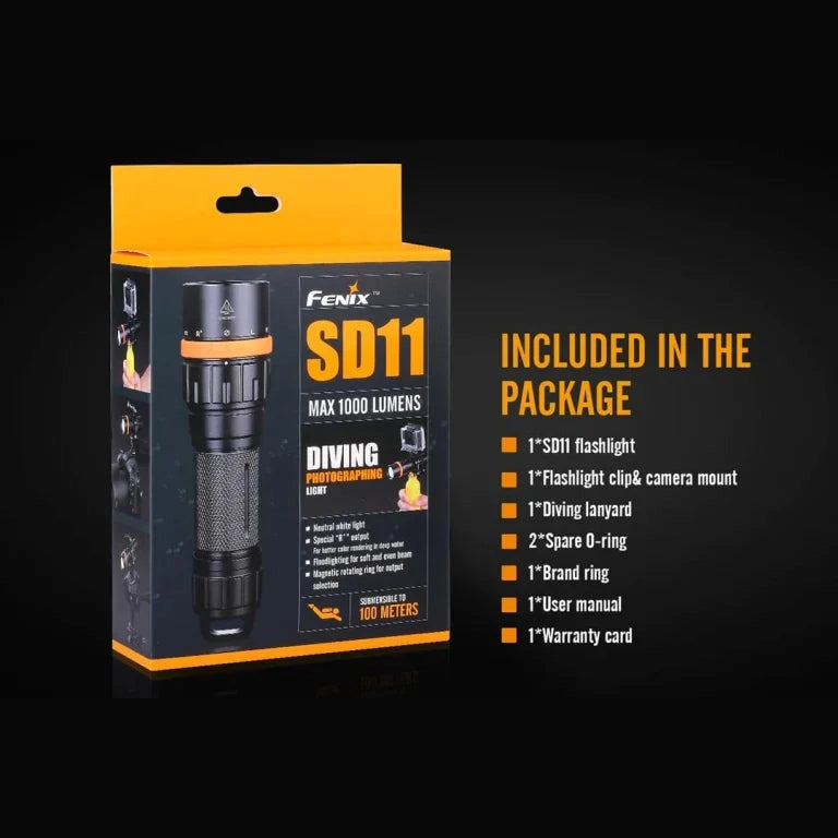 GUNMANSA FENIX SD11 DIVING FLASHLIGHT