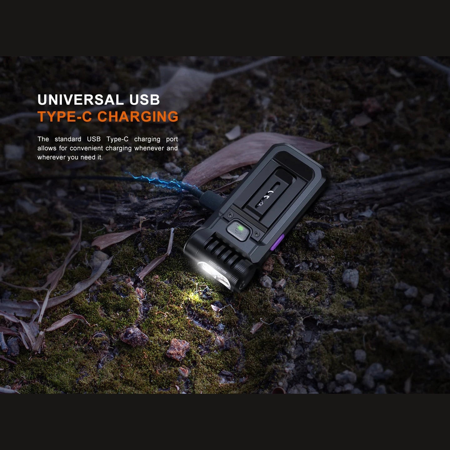 GUNMANSA Fenix SW05R-UV Flashlight Black