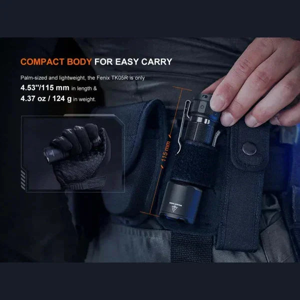 GUNMANSA FENIX TK05R TACTICAL EDC FLASHLIGHT