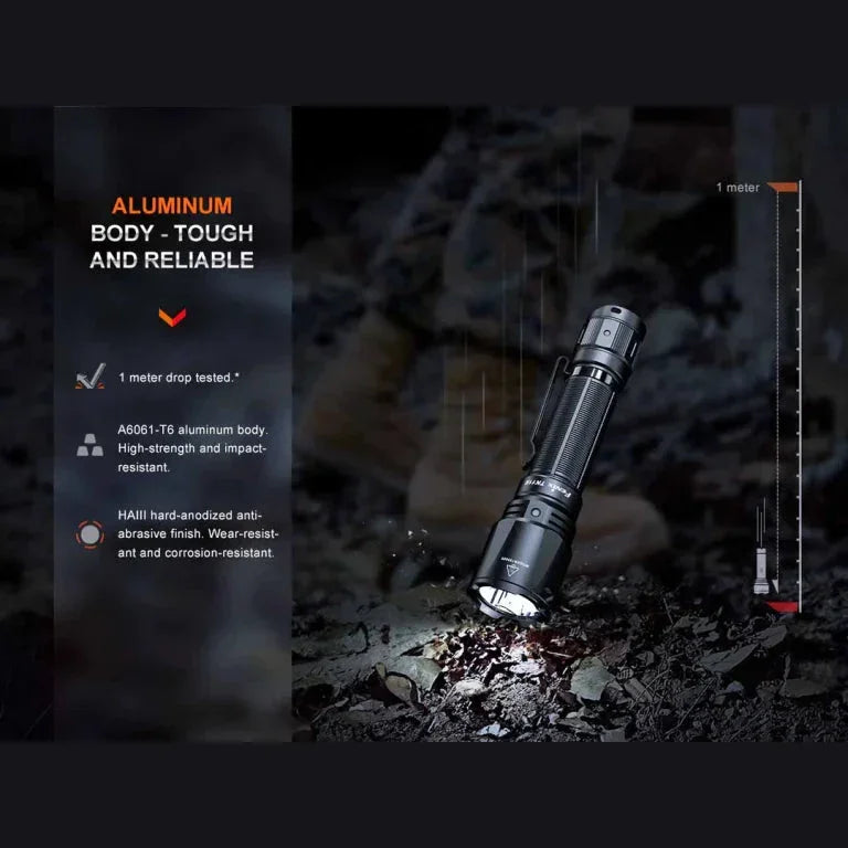 GUNMANSA FENIX TK11R RECHARGEABLE TACTICAL FLASHLIGHT