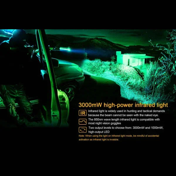 GUNMANSA FENIX TK25 IR FLASHLIGHT WITH INFRARED ILLUMINATOR