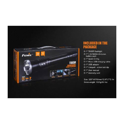 GUNMANSA Fenix TK65R LED Flashlight (Black)