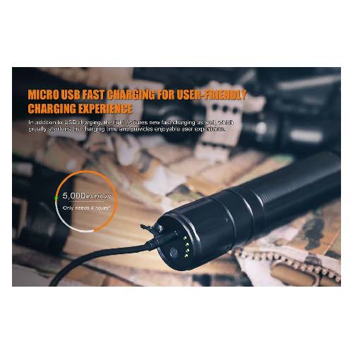 GUNMANSA Fenix TK65R LED Flashlight (Black)