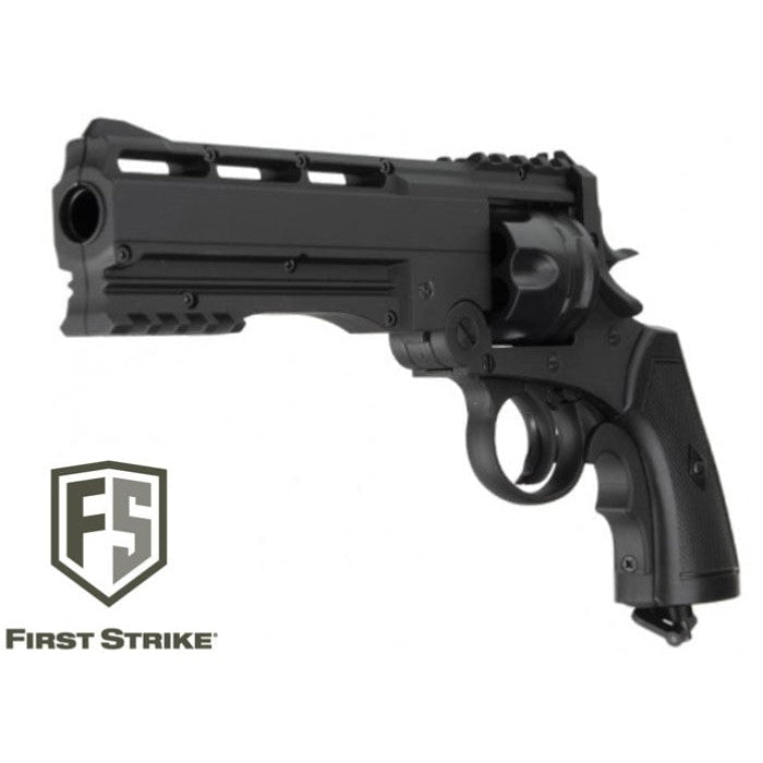 GUNMANSA First Strike Roscoe Paintball Gas Gun (Semi Auto|CO2|6|280 FPS|8J|.50 CAL/Revolver)