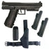 GUNMANSA First Strike Tiberius 8.1 Players Pack 0.68 Caliber Black Paintball Gun