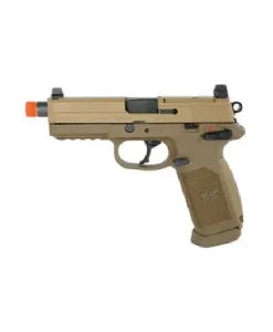 GUNMANSA FN HERSTAL FNX-45 TACTICAL METAL GAS BLOWBACK AIRSOFT PISTOL,TAN 200503