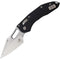 GUNMANSA Folding Knives Microtech Stitch RAM-LOK S/E Fluted Black G10 Stonewash STD 169RL-10 FLGTBK