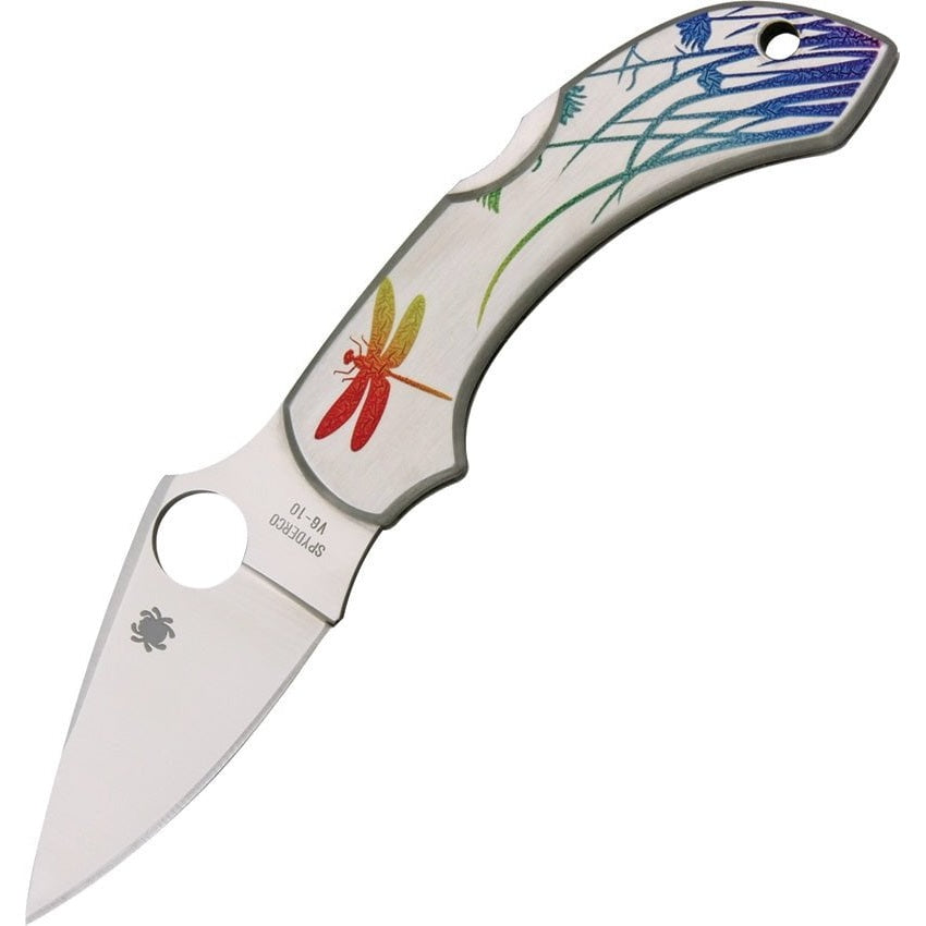 GUNMANSA Folding Knives Spyderco Dragonfly Tattoo C28PT