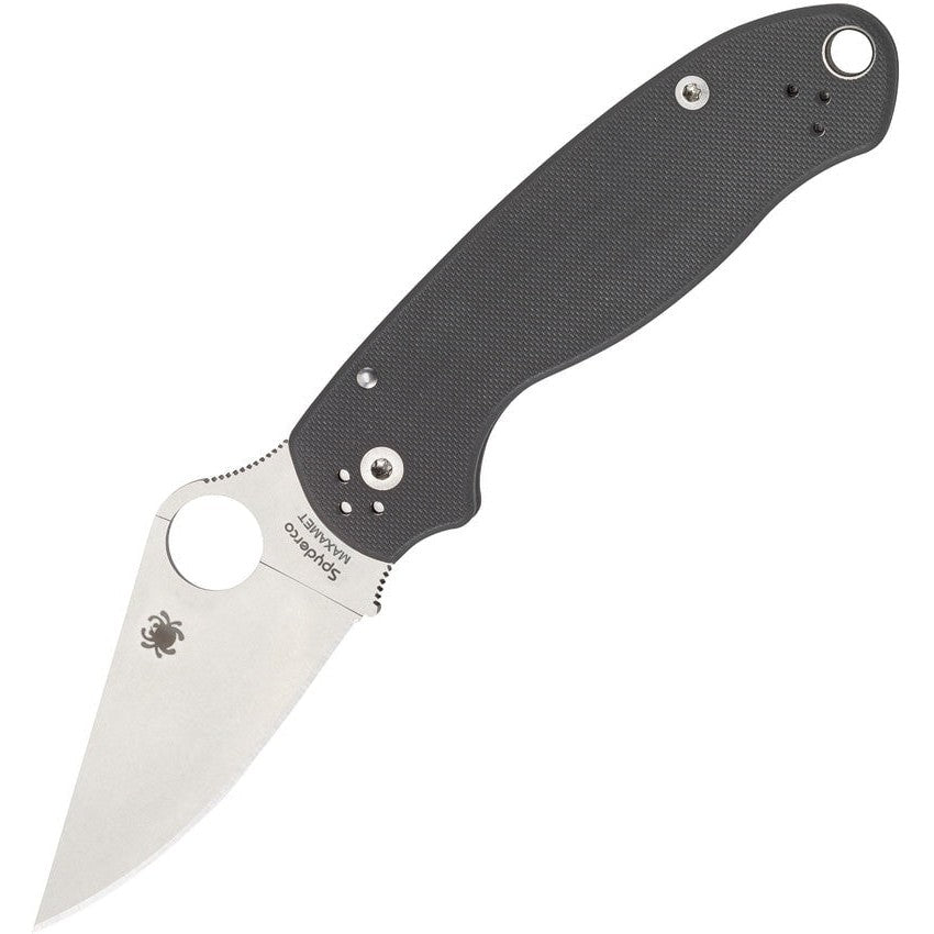 GUNMANSA Folding Knives Spyderco Para 3 Maxamet Knife C223GPDGY