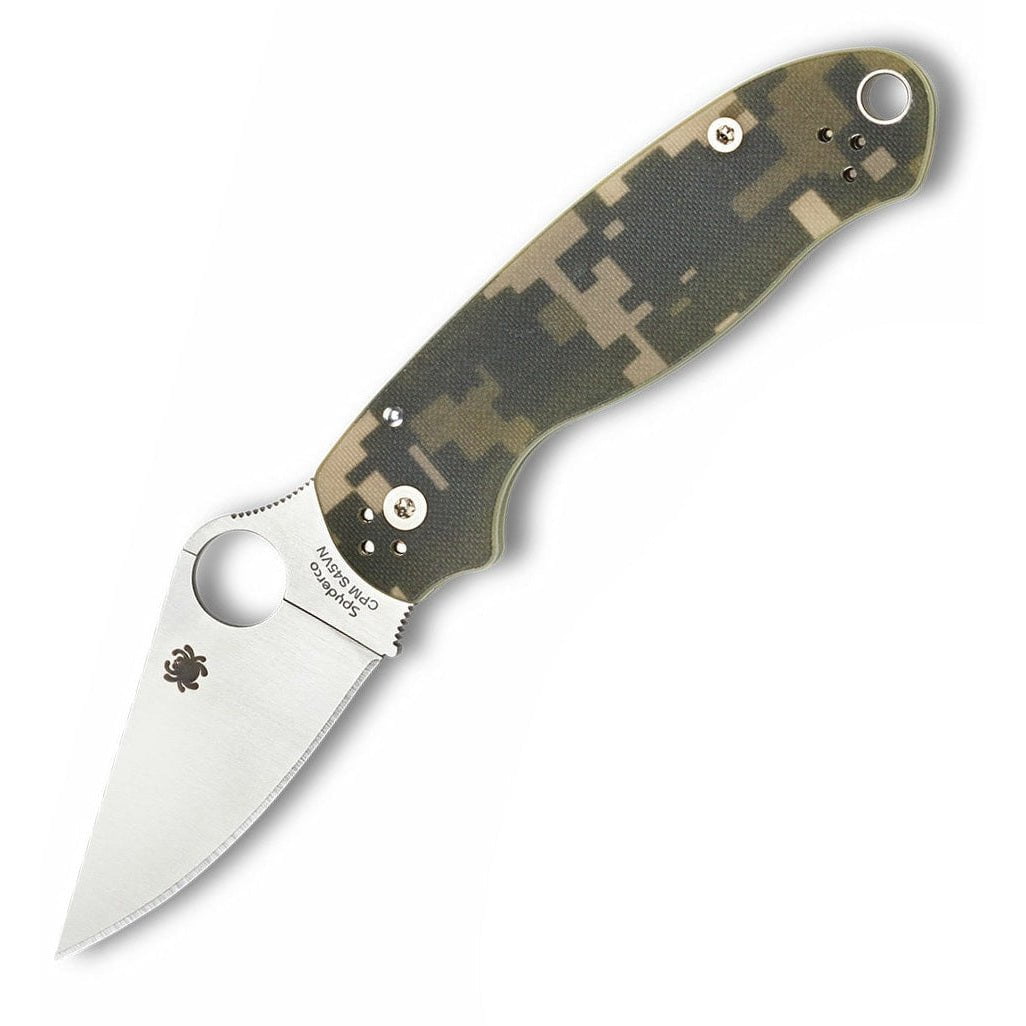 GUNMANSA Folding Knives Spyderco Para 3 S45VN Knife C223GPCMO