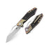 GUNMANSA Folding Knives Titanium Series BESTECH FRACTAL BT1907C Titanium+Carbon Fiber Inlay Handle: 3.46" S35VN Knife