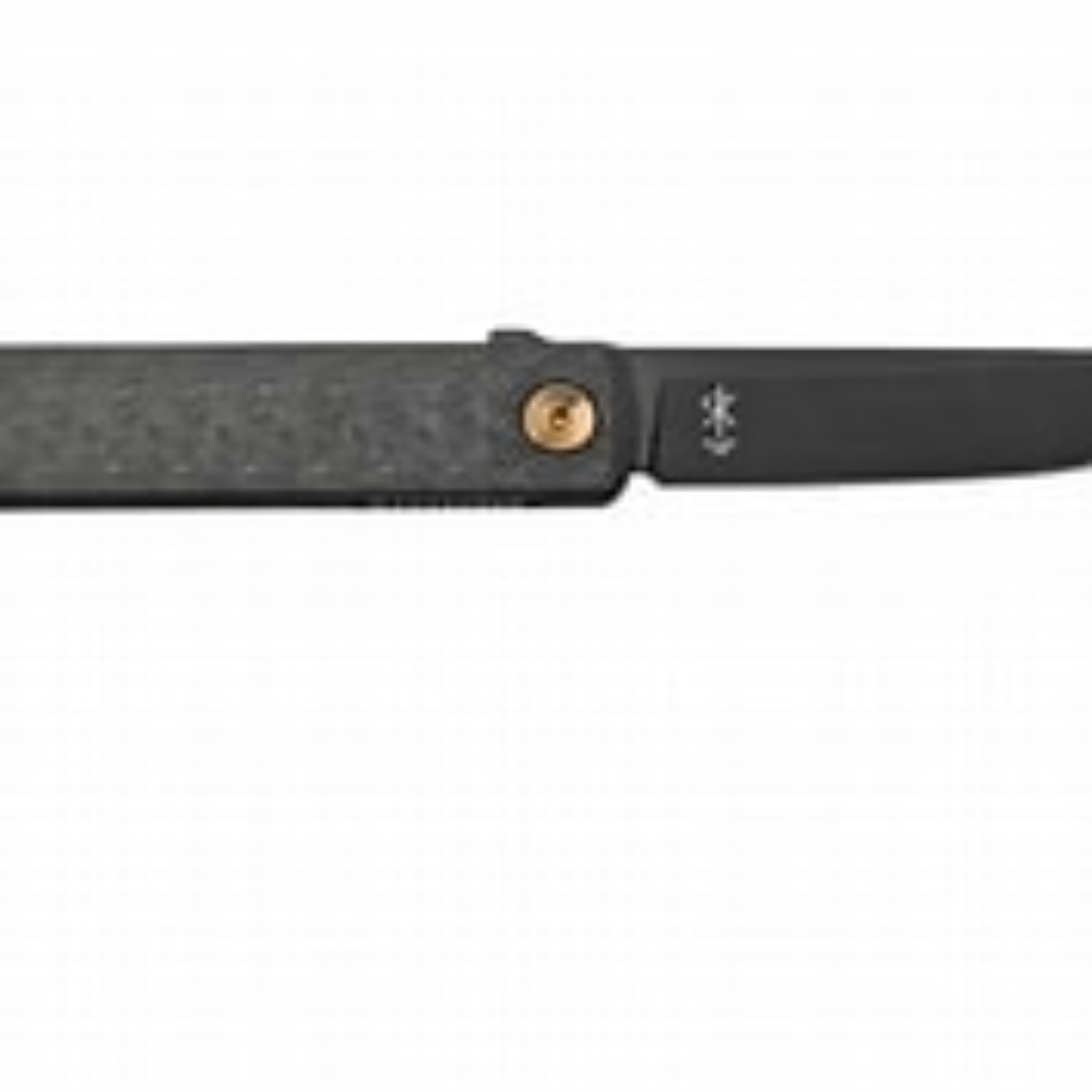 GUNMANSA FOX CHNOPS FOLDING KNIFE STAINLESS STEEL M390 PVD BLADE, CARBON FIBRE 3K HANDLE FX-543 CFBR