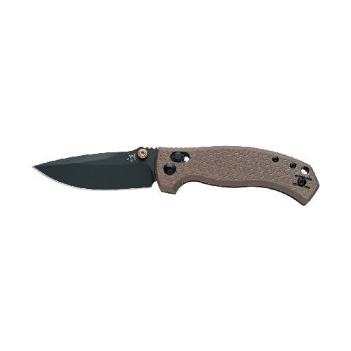 GUNMANSA FOX FOLDING KNIFE, BLACK PVD BLADE, BRONZE ANODIZED – FX-560 ALBR