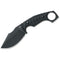 GUNMANSA Fox FX-633 Monkey Thumper Fixed Knife Black