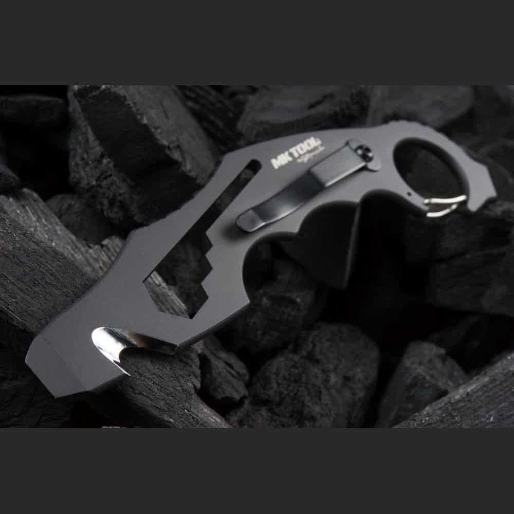 GUNMANSA FOX FX-800MK Marciada MK Tool Folding Knife G10 Black Handle