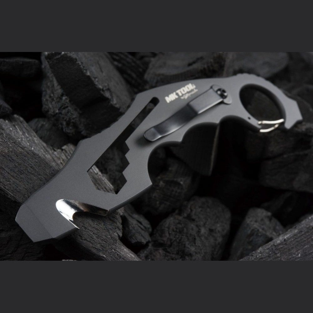 GUNMANSA FOX FX-800MK Marciada MK Tool Folding Knife G10 Black Handle