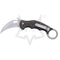 GUNMANSA FOX KARAMBIT FRAME LOCK WITH CARBON FIBRE HANDLE BEAD BLASTED Knife FX-599TICS