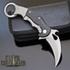 GUNMANSA FOX KARAMBIT FRAME LOCK WITH CARBON FIBRE HANDLE BEAD BLASTED Knife FX-599TICS