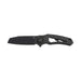 GUNMANSA FOX Metamorphosis Folding Knife Stainless Steel M390 PVD Black Blade, Carbon Fiber 3K Handle – FX-556-A4