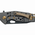 GUNMANSA FOX/VOX SURU FOLDING KNIFE. BLADE  STAINLESS  STEEL  M390,TITANIUM - FX-526 TI BB