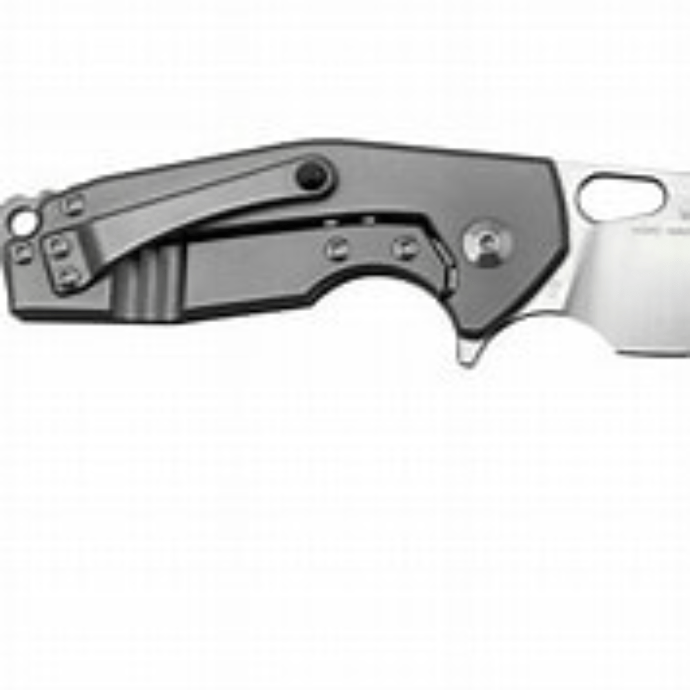 GUNMANSA FOX/VOX SURU FOLDING KNIFE. BLADE  STAINLESS  STEEL  M390,TITANIUM - FX-526 TI BB