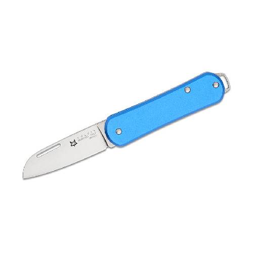 GUNMANSA FOX Vulpis N690 Polish Blade Aluminium Sky Blue Handle - FX-VP108 SB
