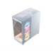 GUNMANSA FRAME 4500X LX-R RGB LINK Panoramic Glass Mid-Tower PC Case; 3x RGB Fans Inclided; 4x 2.5'' ; 2x 3.5''; White