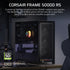 GUNMANSA FRAME 5000D RS Mid-Tower PC Case; 4x RS 140 PWM Fans; 2x 2.5'' ; 1x 3.5''; Black.