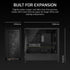 GUNMANSA FRAME 5000D RS Mid-Tower PC Case; 4x RS 140 PWM Fans; 2x 2.5'' ; 1x 3.5''; Black.