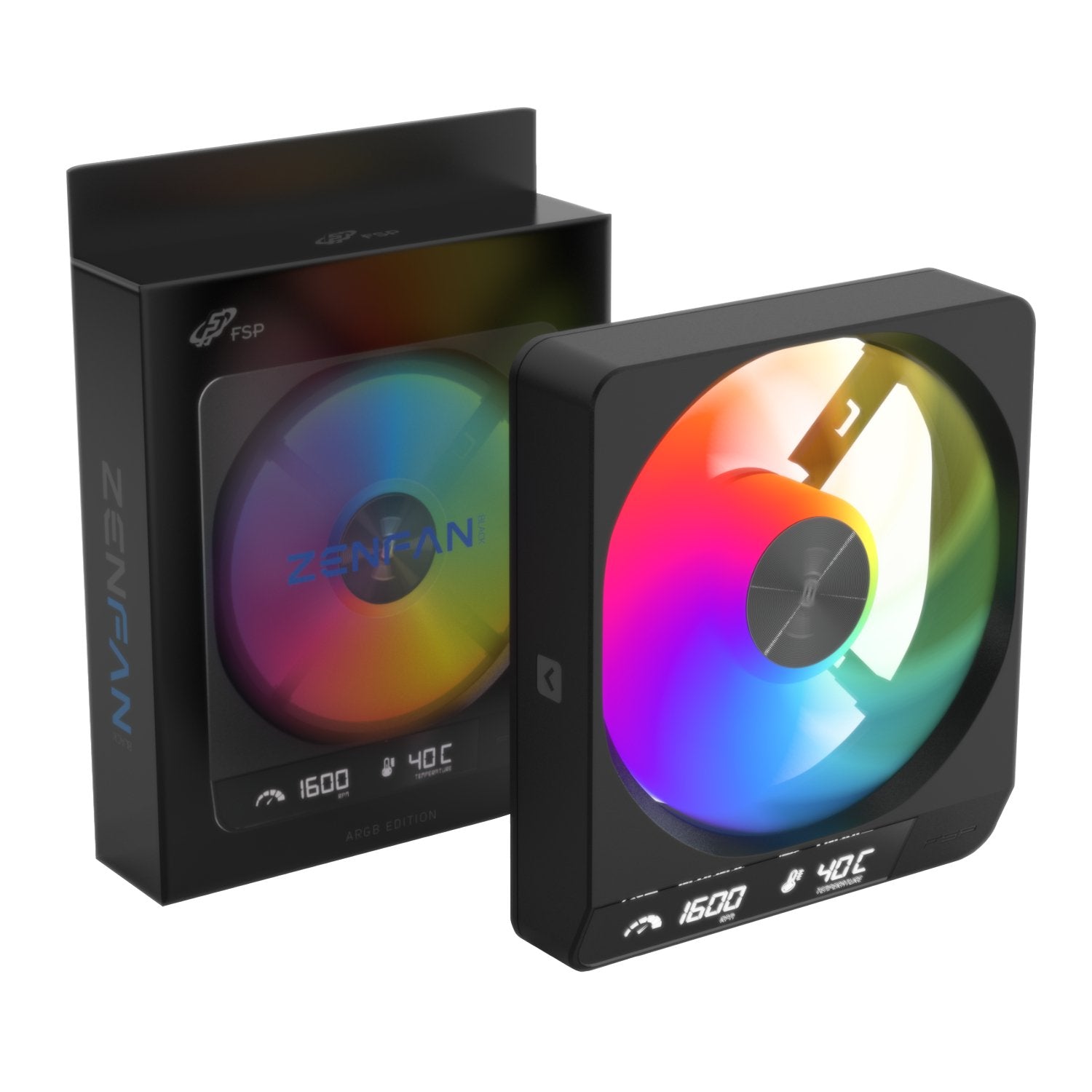 GUNMANSA FSP ZENFAN 120mm ARGB PWM Smart Fan - Black