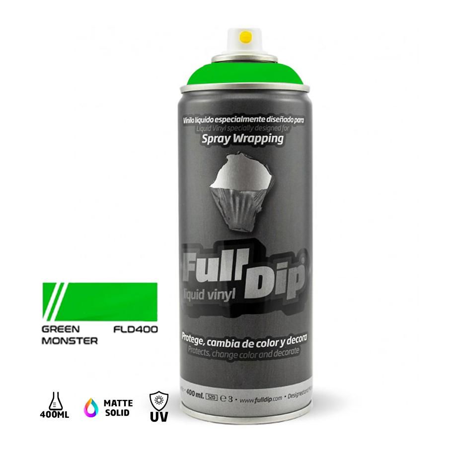 GUNMANSA Full Dip Liquid Vinyl Spray Paint 400ml - Green Monster