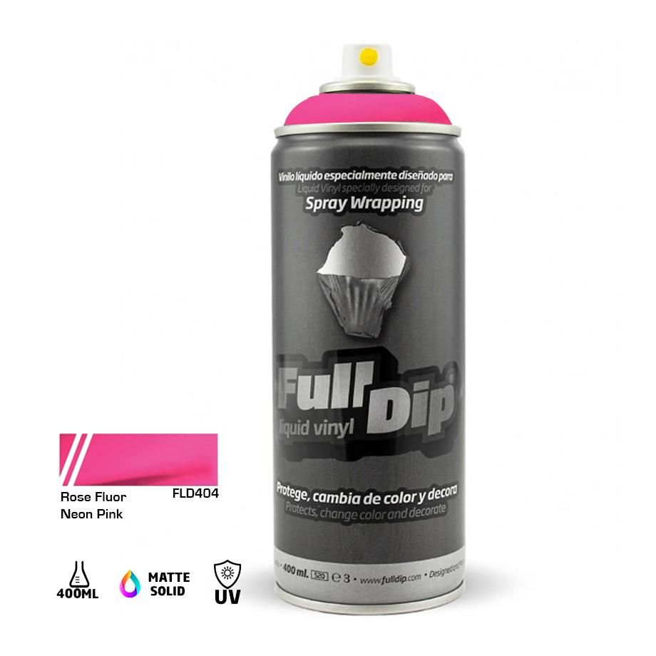 GUNMANSA Full Dip Liquid Vinyl Spray Paint 400ml - Neon Pink