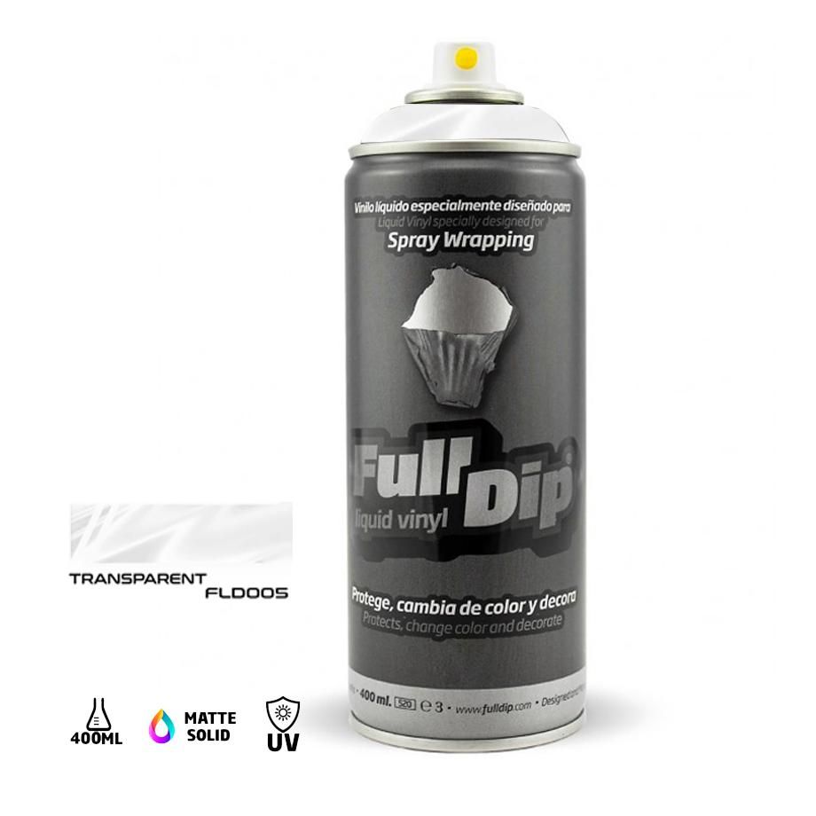 GUNMANSA Full Dip Liquid Vinyl Spray Paint 400ml - Transparent