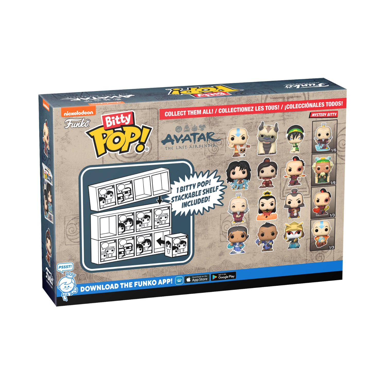 GUNMANSA Funko Bitty Pop!: Avatar The Last Airbender - Series 1 4 Pack