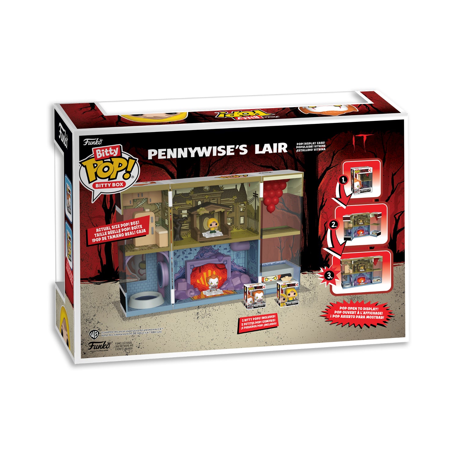 GUNMANSA Funko Bitty Pop! Bitty Box: IT - Pennywise Lair