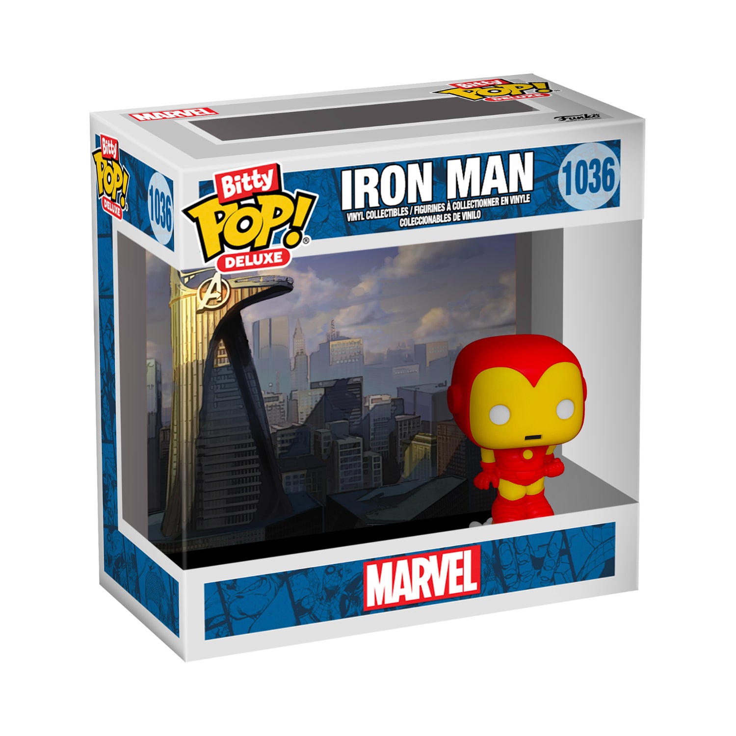 GUNMANSA Funko Bitty Pop! Deluxe: Iron Man (Avenger Tower)
