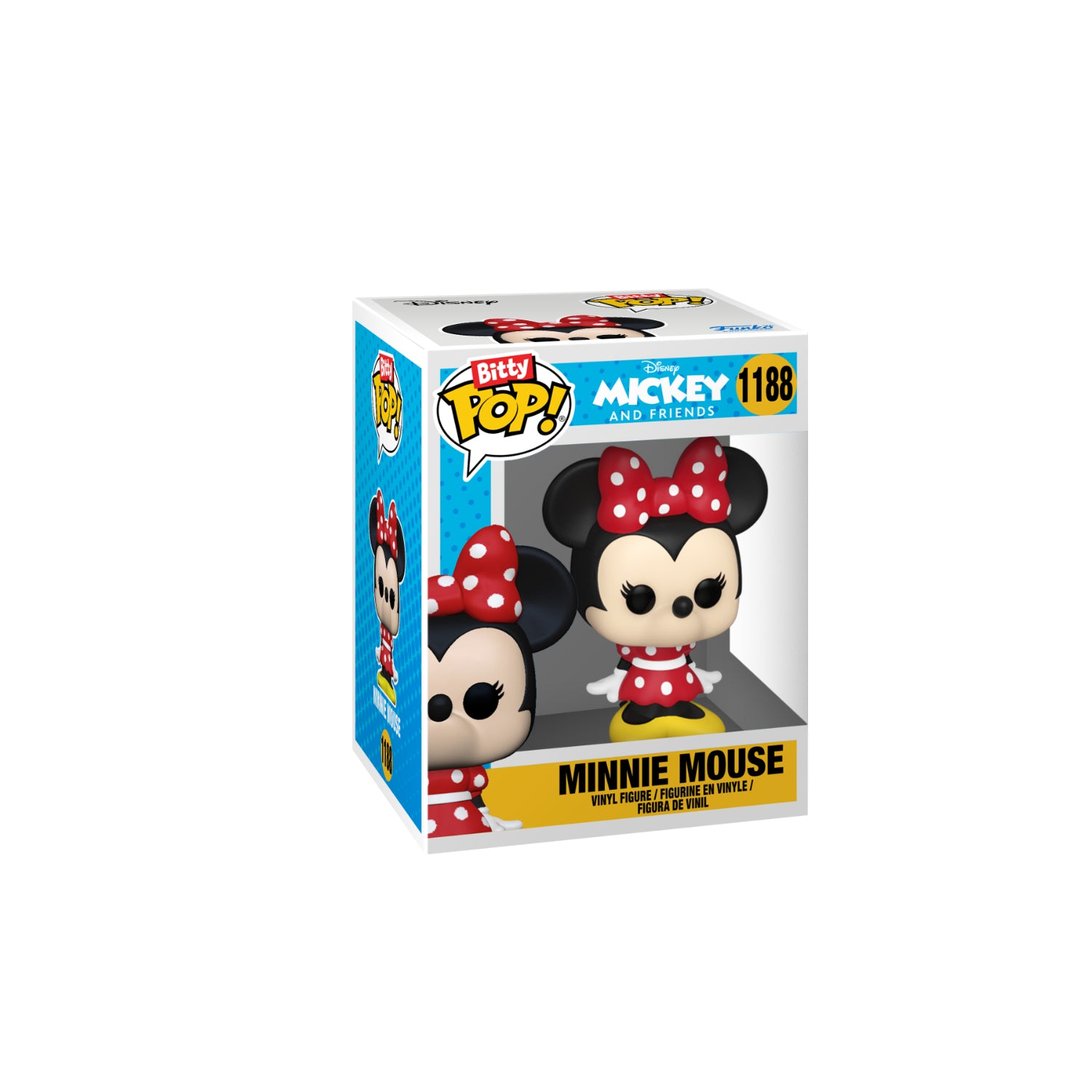 GUNMANSA Funko Bitty Pop!: Disney - Mickey Mouse & Minnie Mouse 2 Pack