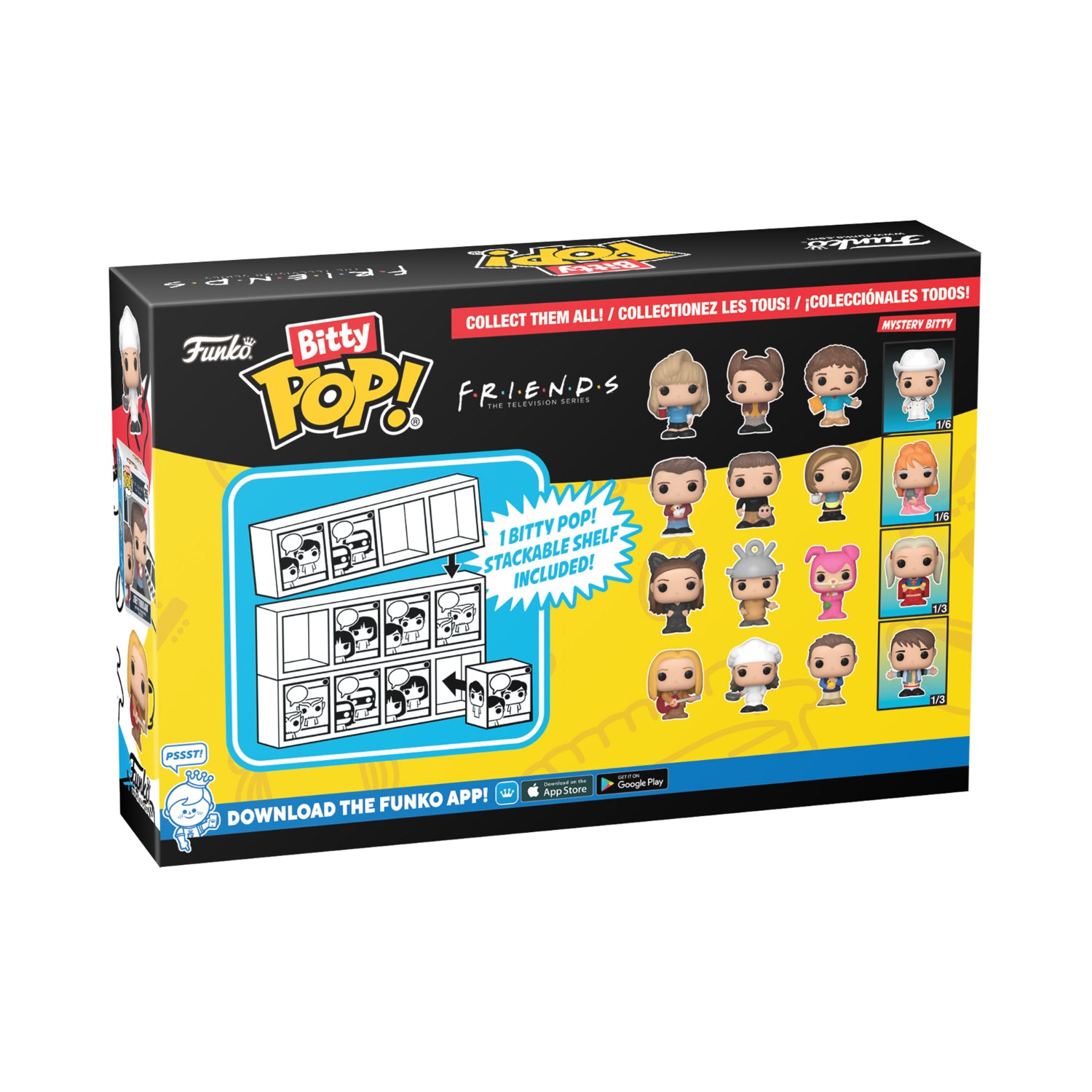 GUNMANSA Funko Bitty Pop!: Friends - Series 3 4 Pack