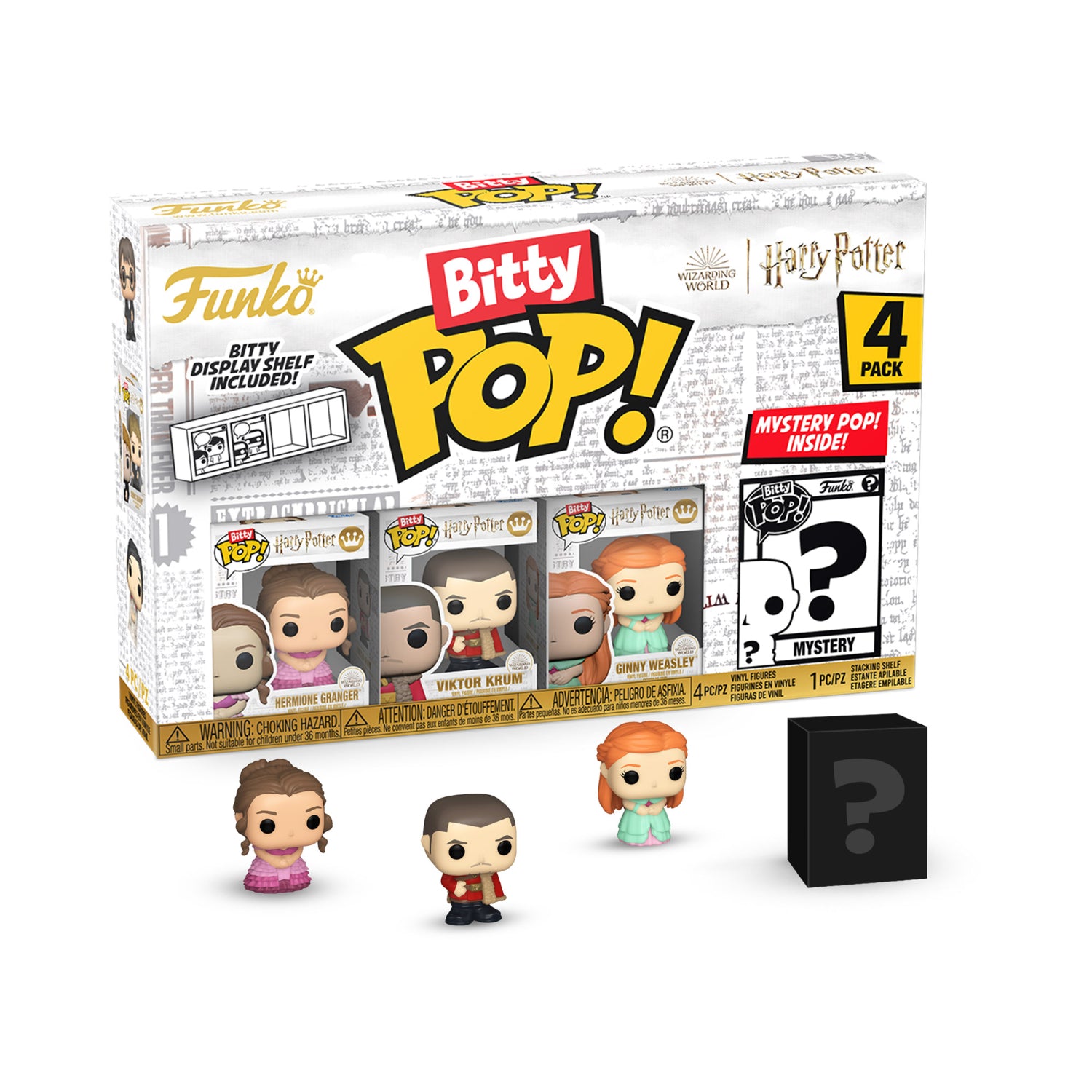GUNMANSA Funko Bitty Pop!: Harry Potter And The Goblet Of Fire - Series 2 4 Pack