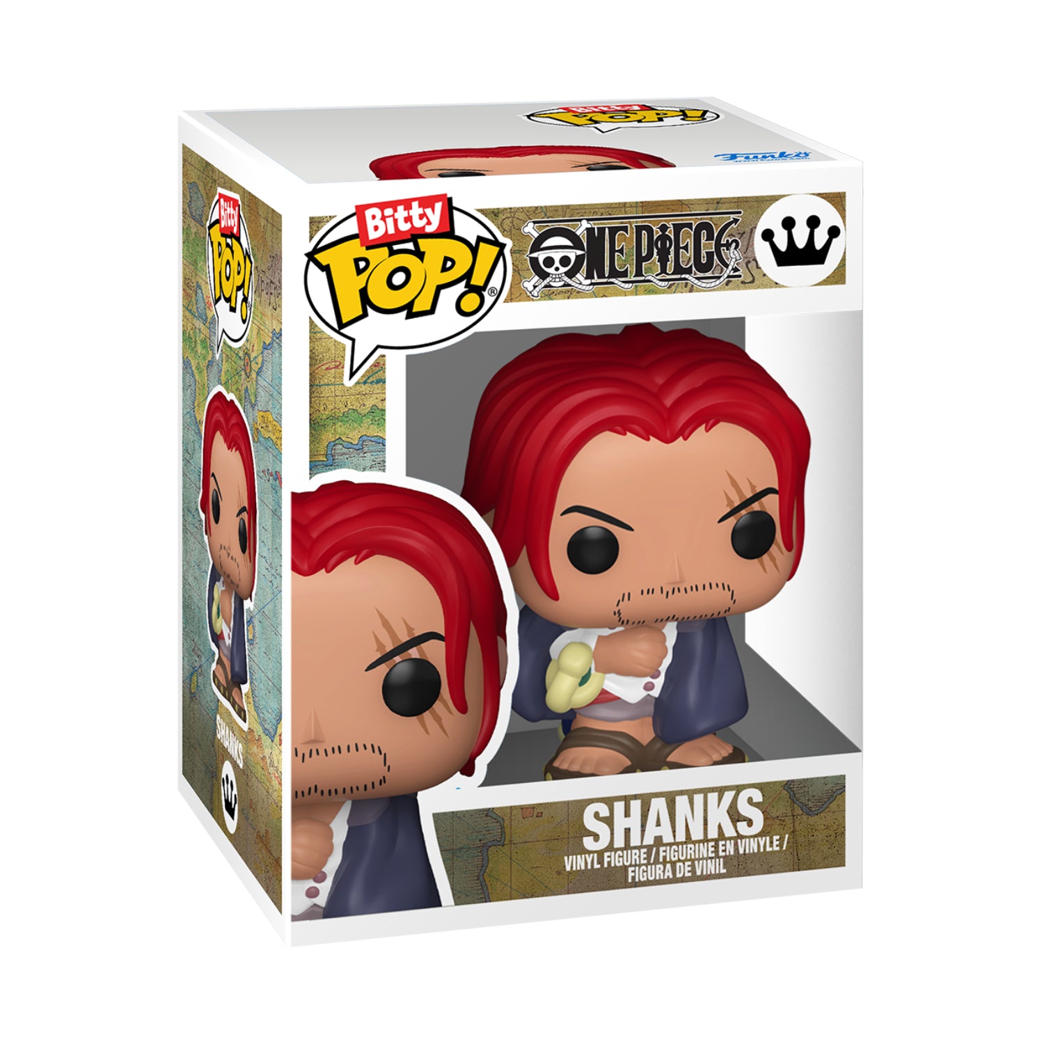 GUNMANSA Funko Bitty Pop!: One Piece - Series 1 4 Pack(Limited Chase Edition)