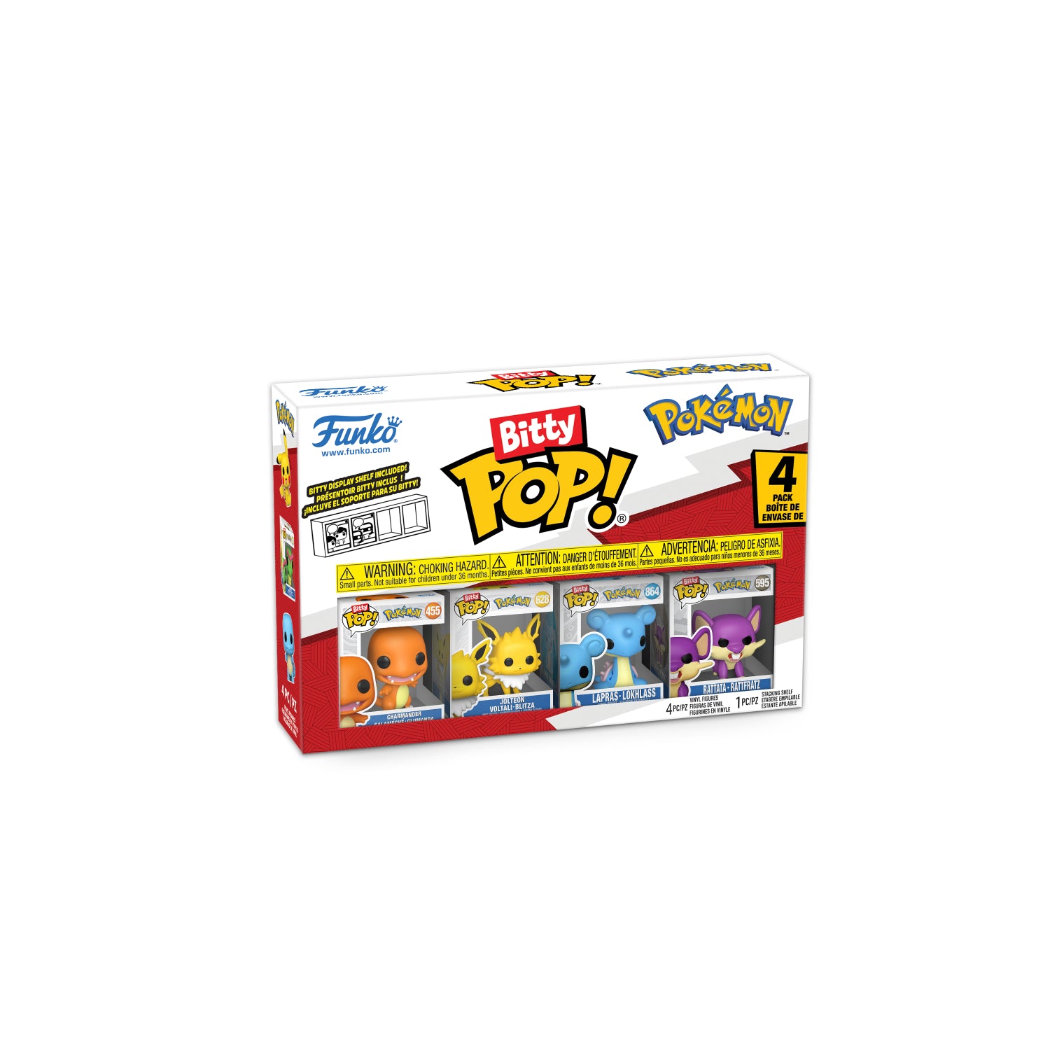 GUNMANSA Funko Bitty Pop!: Pokemon - Series 2 4 Pack