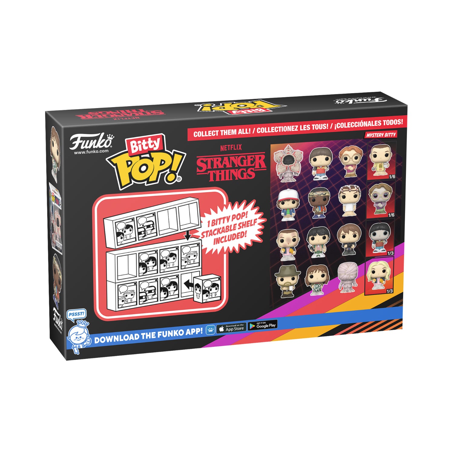 GUNMANSA Funko Bitty Pop!: Stranger Things - Series 1 4 Pack
