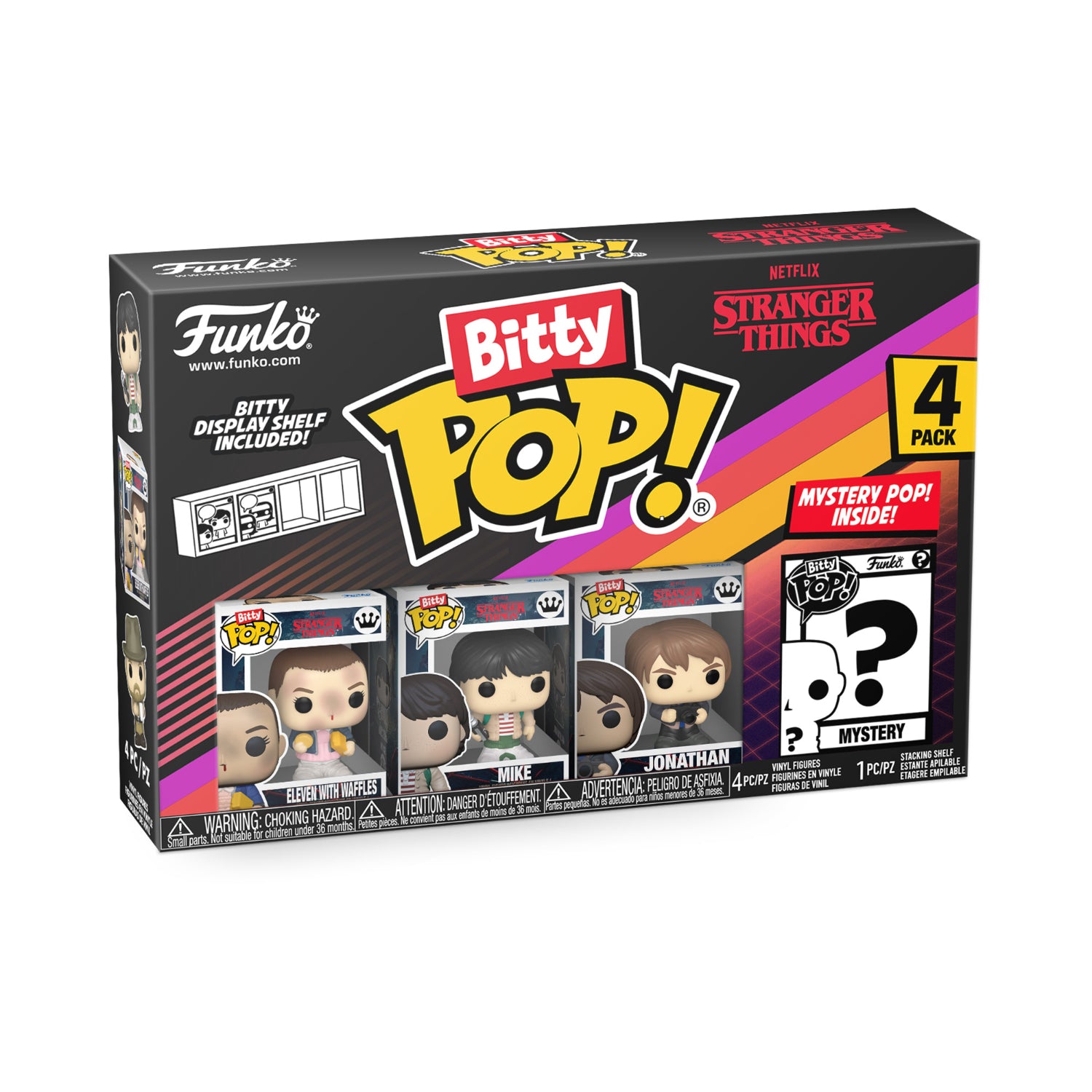 GUNMANSA Funko Bitty Pop!: Stranger Things - Series 3 4 Pack